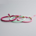 HAPPINESS II SET- 3/pc Set Lucky Tibetan Knot Bracelets- OUR BEST PRICE!