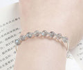 925 Sterling Silver Grey Moonstone ( Labradorite) AURA BALANCING Bracelet