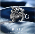 Sterling Silver WEALTH & SUCCESS FENG SHUI Pixiu Necklace