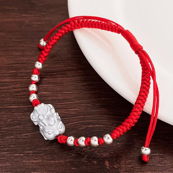 Sterling Silver Feng Shui BABY PIXIU GOOD LUCK Bracelet