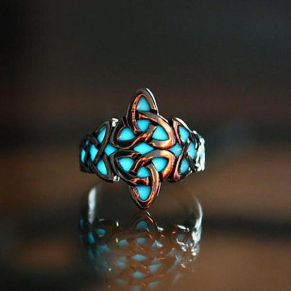 Magical Celtic Womens Luminous Ring