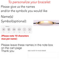 Personalized Rope & Stainless Steel 'MAKE A WISH'  Bracelet