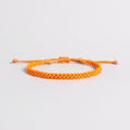 Hand-tied Waterproof Wax Rope Classic Tibetan Lucky Knot SIMPLICITY Bracelet