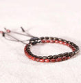 Ethnic Tibetan Wood 'SIMPLY SPIRITUAL' Beads -2 pc Bracelet Set