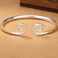 THAI SILVER Adjustable Spiral 'BALANCE' Bracelet