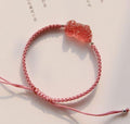 Strawberry Quartz Stone FENG SHUI PIXIU for ABUNDANCE Bracelet