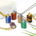 Comforting Essential Oil Natural Stone Perfume Necklace - 5 Stone Choices