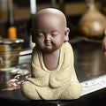 Handpainted Buddha Monk Tea Pet Figurine