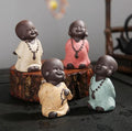Cute Mini Monk with Beads Tea Pet Figurine