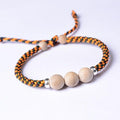 Braided CAMPHOR Wood NATURAL MOSQUITO REPELLENT Rope Bracelet-ADULT Sizing