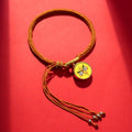 Handmade Tibetan Bracelet with Fillable Glass Locket for Memorial Keepsake