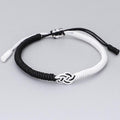 Yin/Yang Buddhist Auspicious Endless Knot Symbol - 'TRUE BALANCE' Bracelet