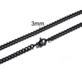 Men's Stainless Steel CUBAN LINK Chain Necklace