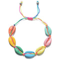 SUMMER BRIGHT & COLORFUL  Cowry Shell Style BOHO Rope Bracelets