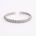 Luxury Titanium Steel & Premium Stone 3 pc ' STATEMENT' Bracelet Set