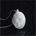 THAI SILVER Antique-Styled Floral Locket
