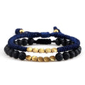 Ethnic Tibetan Handmade Natural Stone 2pc Bracelet Sets - 35 Styles