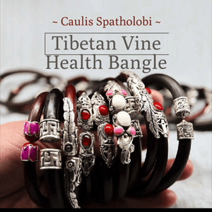 TIBETAN Caulis Spatholobi Vine-Hand Made NATURAL HEALTH GIVING BANGLE