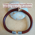 TIBETAN Caulis Spatholobi Vine-Hand Made NATURAL HEALTH GIVING BANGLE