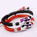 PURE Silver Thermochromic Pi Xiu FENG SHUI WEALTH Rope Bracelet